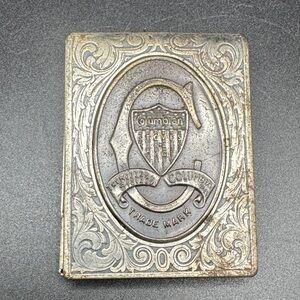 Vintage Matchbook holder The Keeley Stove Company Columbia PA